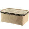 PANIER DE RANGEMENT JUTE 30X20.5X13.5CM NATUREL