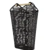 PANIER DEROULEUR ET RESERVE PAPIER WC NOIR 24X35X55CM