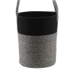 PANIERE A LINGE NOIR CHINE D.32X38CM