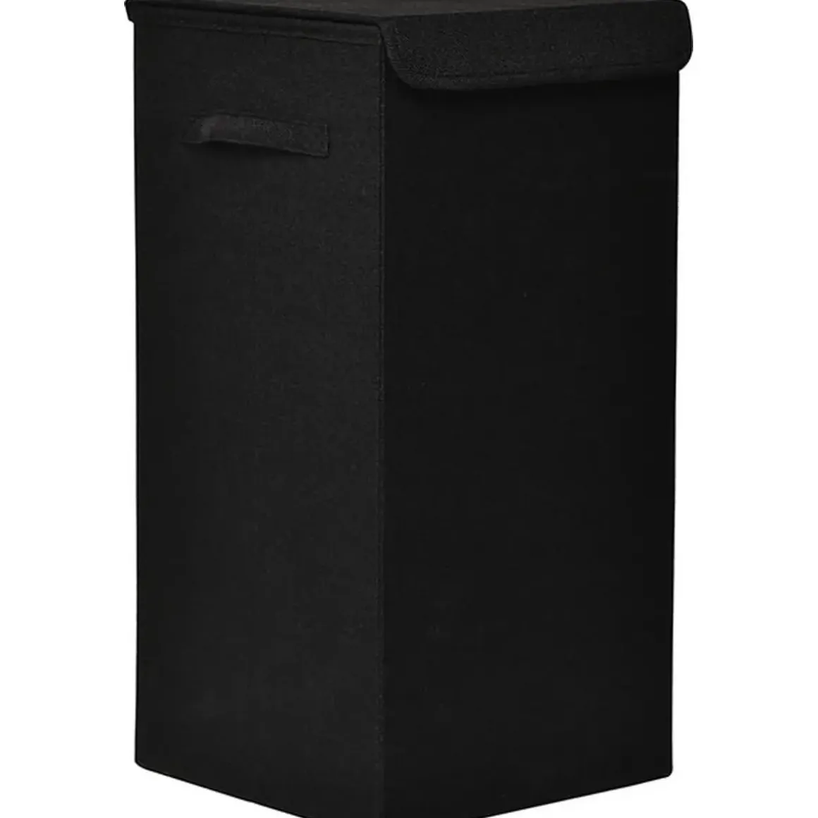PANIERE A LINGE PLIABLE TISSU POLYESTER NOIR
