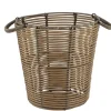 PANIERE A LINGE RECYCLE FACON ROTIN 30X31CM NATUREL