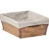 PANIERE DRESSING BAMBOU D.26X20.5X10.5CM BAMBOU TISSU LIN