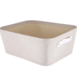 PANIERE DRESSING POLYESTER ET EVA L31.5XP39XH15CM BEIGE