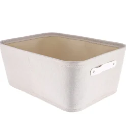 PANIERE DRESSING POLYESTER ET EVA L32.5XP45XH18CM BEIGE