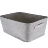 PANIERE DRESSING POLYESTER ET EVA L32.5XP45XH18CM GRIS