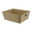 PANIERE DRESSING POLYESTER 32.5X40X15CM DORE