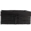 PANIERE EN PAPIER 34X23.5X14CM NOIR TISSU NOIR