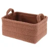PANIERE FACON BOUCLETTE MOCHA D.38X28X18CM