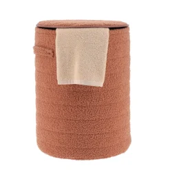 PANIERE FACON BOUCLETTE MOCHA D.34X45CM