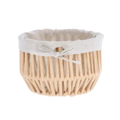 PANIERE FACON CORDE BEIGE 22X15CM