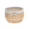 PANIERE FACON CORDE BEIGE 30X20CM