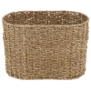 PANIERE OVALE MATIERE VEGETALE 36X21X25CM NATUREL