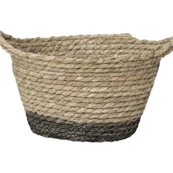 PANIERE OVALE PETIT MODELE 25X20CM NATUREL MARRON