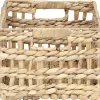 PANIERE RECTANGULAIRE MM AJOUREE MATIERE VEGETALE NATUREL