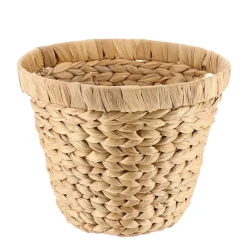 PANIERE RONDE JACINTHE 25X19CM NATUREL