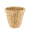 PANIERE RONDE JACINTHE 21X18CM NATUREL