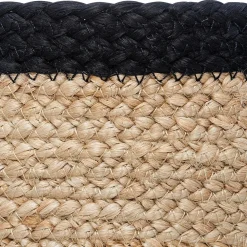 PANIER JUTE JACKSON NOIR TAILLE L