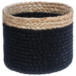 PANIER JUTE JACKSON NOIR TAILLE M