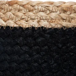 PANIER JUTE JACKSON NOIR TAILLE M