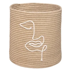 PANIER JUTE VIBE NATUREL D.30X31.5CM