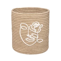 PANIER JUTE VIBE NATUREL D.30X31.5CM