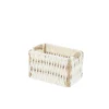 PANIER PAPIER BICOLORE 12.5X8X8CM BLANC NATUREL