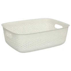 PANIER PLASTIQUE CREME TILA 10L