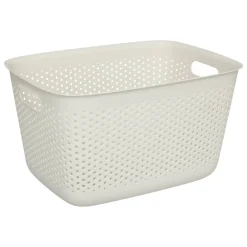 PANIER PLASTIQUE CREME TILA 17L
