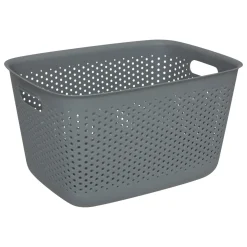 PANIER PLASTIQUE GRIS TILA 17L