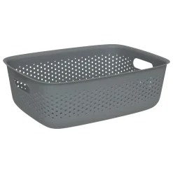 PANIER PLASTIQUE GRIS TILA 10L
