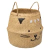 PANIER PLIABLE ROSEAU CHAT D.35CM
