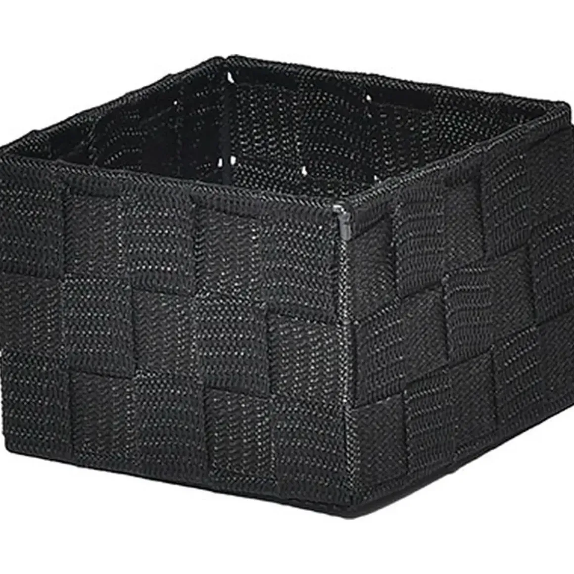 PANIER POLYESTER NOIR 13X13X9.5CM