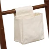 PANIER RANGEMENT COTON ACCROCHE SCRATCH PETIT MODELE NATUREL