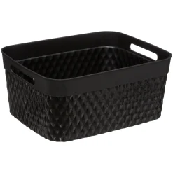 PANIER RECTANGLE DISCO 15L NOIR