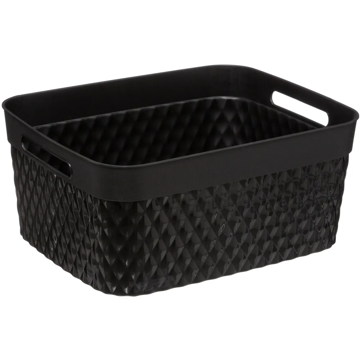PANIER RECTANGLE DISCO 15L NOIR