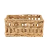 PANIER RECTANGLE JACINTHE 25X15X12CM NATUREL