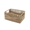 PANIER RECTANGLE PAPIER 26X17.5X12CM NATUREL