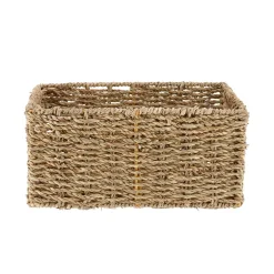 PANIER RECTANGLE VEGETALE 25X15X12CM NATUREL