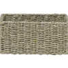 PANIER RECTANGULAIRE MATIERE VEGETALE 25X15X12CM NATUREL