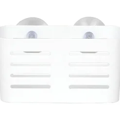 PANIER RECTANGULAIRE SUR VENTOUSES BLANC MOYEN MODELE
