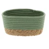 PANIER RECTANGULAIRE 19X11X10CM KAKI NATUREL