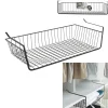 PANIER SUSPENDU METAL FILAIRE NOIR 56X14X26CM