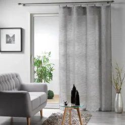 PANNEAU A ANNEAUX 140X240CM MILZA ANTHRACITE