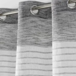 PANNEAU A OEILLETS 140 X 240CM RAYE SICILIA ANTHRACITE