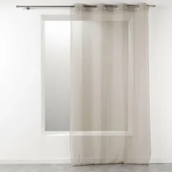 PANNEAU A OEILLETS 140X240CM TELMA TAUPE