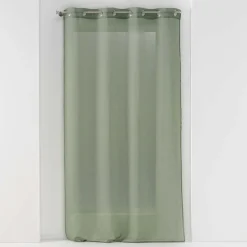 PANNEAU A OEILLETS 140X240CM VOILE SABLE SANDRA KAKI