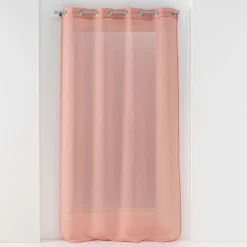 PANNEAU A OEILLETS 140X240CM VOILE SABLE SANDRA ROSE