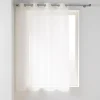 PANNEAU A OEILLETS 140X180CM VOILE TISSE CARLIN NATUREL