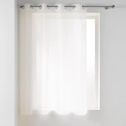 PANNEAU A OEILLETS 140X180CM VOILE TISSE CARLIN NATUREL