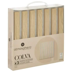 PANNEAU COLVA BEIGE 30X30CM X3 PIECES